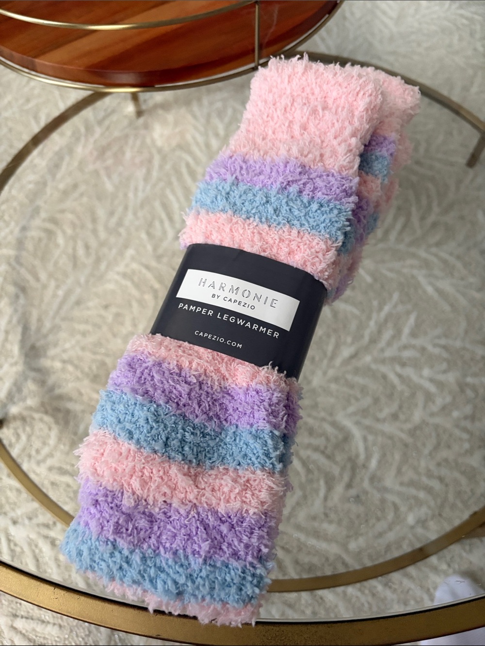 Capezio Legwarmer Pink Purple Blue Pamper Legwarmer